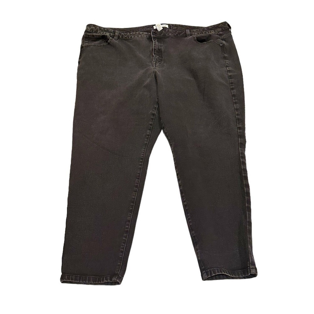 Lane Bryant High Rise Ultimate Stretch Skinny Black Jean Size 26